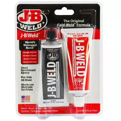JB Weld Original Cold Weld 2 Part Epoxy Adhesive 283.6gr Professional J-B 8281 • $49.99