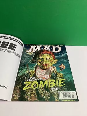 MAD Magazine OUR BRAIN-DEAD ZOMBIE Issue #483 November 2007 Comics Satire Humor • $18