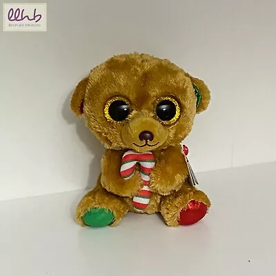 BNWT TY Beanie Boos Bella Christmas Teddy Bear Plush Toy Collectible • $20