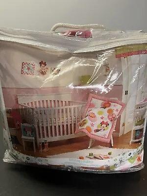 Minnie Mouse's Petal Perfect 4PC Crib Bedding Set By Disney Baby HTF • $39.99