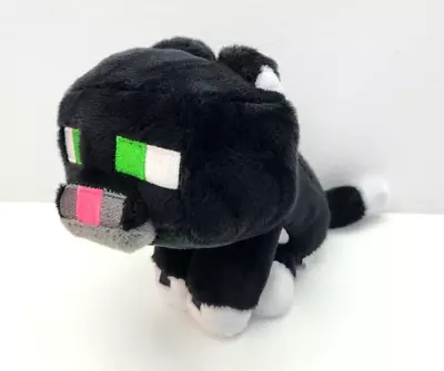 Mojang Jinx Minecraft Black Cat 2017 Sitting Tuxedo Plush Stuffed Animal Toy 7  • $12.99