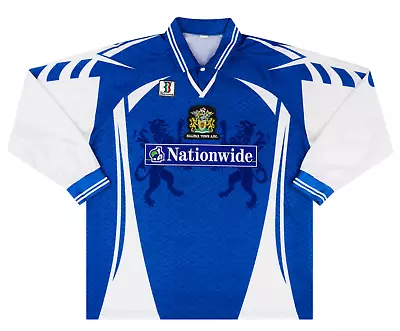 Halifax Town AFC 1998-99 Original Home Football Shirt L/S Size XL (EXCELLENT) • £69.99