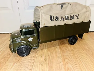 Vintage Marx Lumar Army Troop Carrier Truck Metal Cab • $119