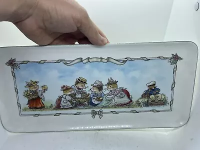 Rare HTF 1994 Villeroy & Boch Foxwood Tales 13.5” Sandwich Plate/Tray EUC • $194.95