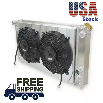 3Row Aluminum Radiator+Shroud+Fan For 1986-2005 Chevy S10 LS SS ZR2 Swap 4.3 V6 • $195