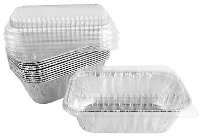 Handi-Foil 1 Lb. Aluminum Foil Mini-Loaf/Bread Baking Pan W/Clear Low Dome Lid  • $11.99