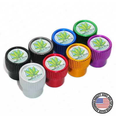 4x Marijuana Logo Roundel Car Wheels Tire Air Valve Caps Stem Dust Cover Gift • $7.99
