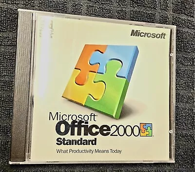 Microsoft Office 2000 Standard Disc Upgrade With Product Key • $19.99