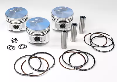 Kawasaki 3010 4010 Mule DIESEL KAF950 3 Pistons 3 Ring Sets 3 Pin & 6 Clips Kit • $245