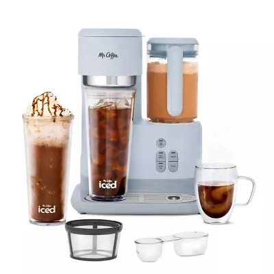 Mr. Coffee 82604724 Frappe Hot And Cold Single-Serve Coffee Maker - Light Gray • $130