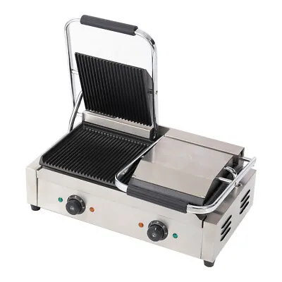 Double Furnace Electric Sandwich Toaster Machine Sandwich Waffle Maker Steak UK • £215.95