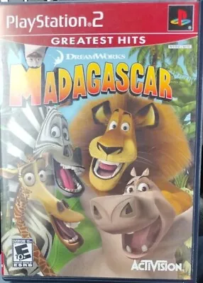 Madagascar (Sony PlayStation 2 2005) Clean Disc With Manual And Case • $3.99