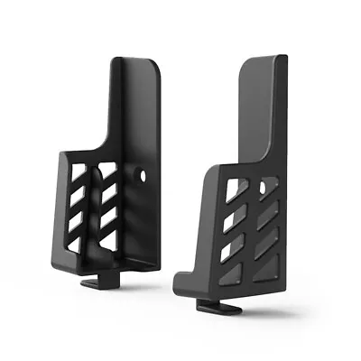 2pcs Adjustable Wall Mount Tablet Holder Universal Phone Frame Rack (Black) • £5.75