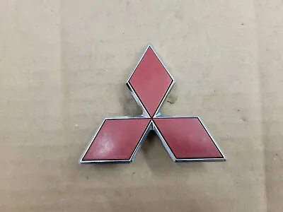 Mitsubishi OEM Red 2 5/8  Emblem Badge Logo Nameplate Name Plate Insignia  • $13.99