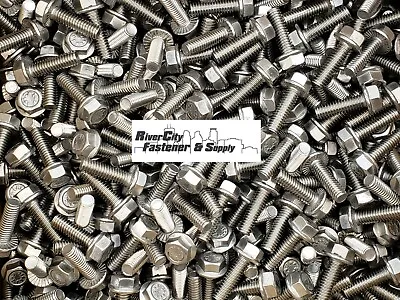 (25) 5/16-18x1 Serrated Hex Head Flange Bolts / Cap Screws 5/16 X 1 Stainless • $19.88
