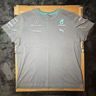 Mercedes Petronas AMG Formula 1  Racing Team T-Shirt RARE XL Men Unisex F1 • $49.99