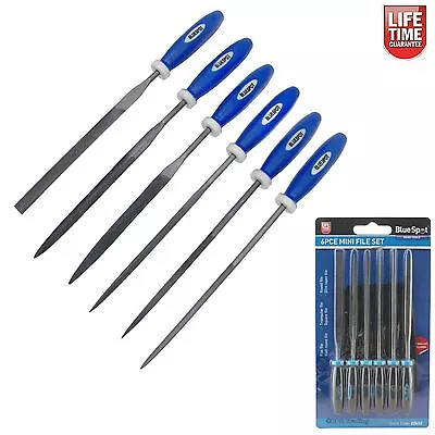 £5.69 • Buy BlueSpott 6pc Mini Needle File Set Precision Micro Files Craft Work Jewellery 