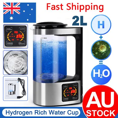 2L Electric Hydrogen Rich Alkaline Water Ionizer Generator Machine 220V For Home • $129.99