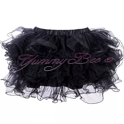 Tutu Skirt Fancy Dress Party Burlesque Women Halloween Dance Sexy Plus Size 6-24 • £14.97