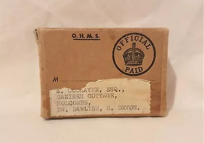 £14.99 • Buy Original WW2 British RAF Royal Air Force Medal Box With Provenance E. Cockayne