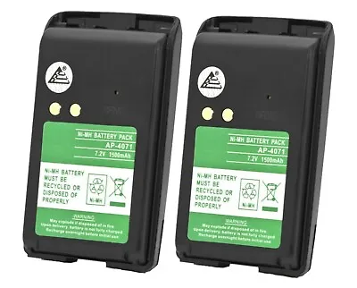 2x 7.2V 1500mAh NiMh Battery For Motorola PMNN4071 Mag One BPR40 • $35.49