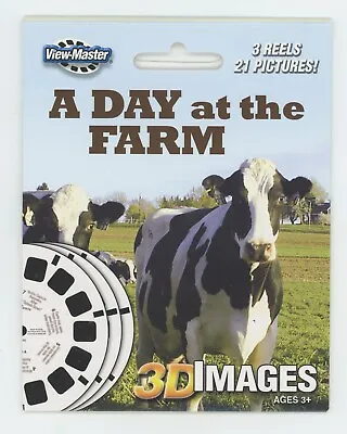 A Day At The Farm View-Master 3 TEST Reels Live Animals Beautiful 3D Photography • $24.95