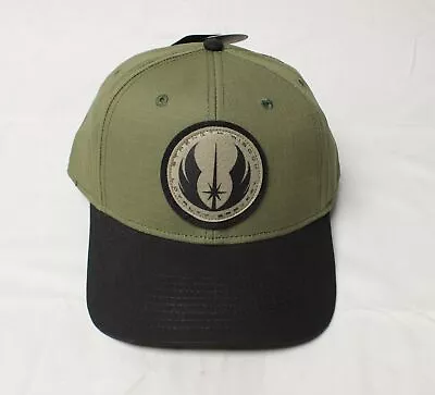 Disney Star Wars Adult Jedi Order Patch Snapback Hat SV3 Green OSFM NWT • $24.99