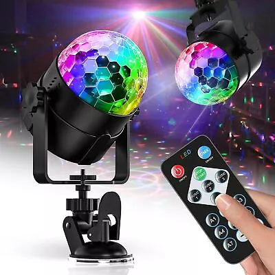 Sound Activated Disco Ball Strobe Ligths With Remote Control For Parties • $14.89