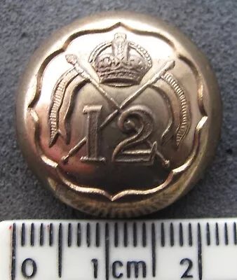 12th Royal Lancers Uniform Button • £1.99