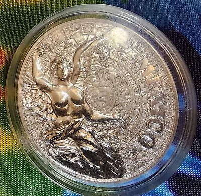 202? Mexico Angel Of Independence 1 Oz Reverse Silver Proof Medal Coin 🇲🇽  • $100