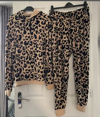 Myleene Klass Jogging Suit Leopard Size 16/18 • £20