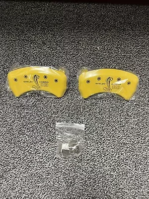 MGP Caliper Covers Rear GT500 Shelby & Cobra For 2005-2014 Ford Mustang Yellow • $120