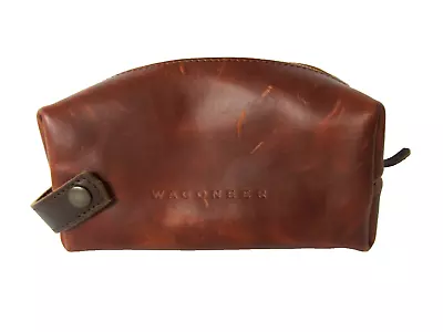 Wagoneer Leather Dopp Kit Men’s Travel Toiletry Bag By Rustico • $38.88