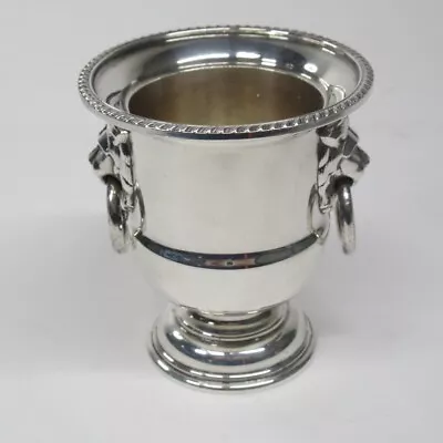 £8.99 • Buy Viners Of Sheffield Lion Ringed Cup / Urn Silver Plated Collectable Vintage