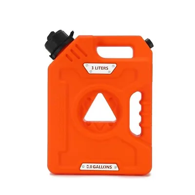 3L Orange Fuel Tank Cans Tanks Atv Jerrycan Mount Motorcycle Gas Can Container • $69.99