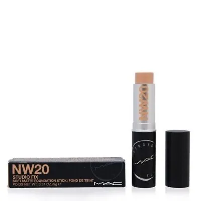 Mac Cosmetics/Studio Fix Soft Matte Foundation Stick (Nw20) 0.32 Oz (0.9 Ml) NEW • $40.99