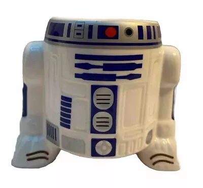 R2-D2 Star Wars White Hand Painted Sculpted 3D Shaped Coffee Mug Galerie • $10