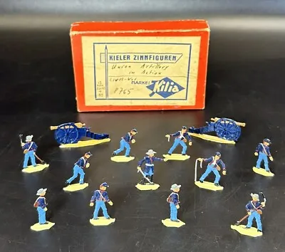 Vintage Tin Flats Union Artillery In Action 1861-1865 Civil War P765 With Box • $59.95