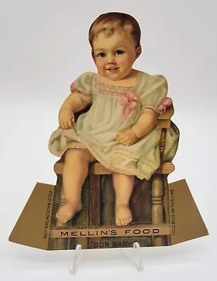 Antique Stand Up Trade Card Mellin's Baby Food Boston MA • $12