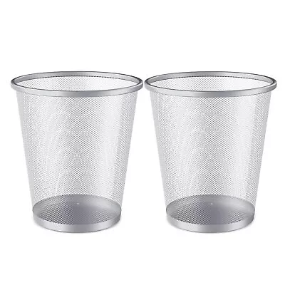 3-Gallon Mesh Trash Can For Office Small Metal Wire Garbage Bin Wastebasket F... • $48.34