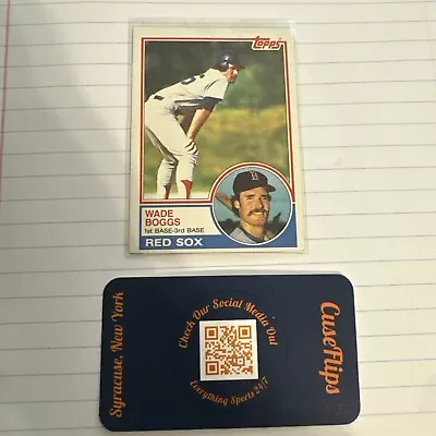 1983 Topps - #498 Wade Boggs Wade Boggs (RC) • $10