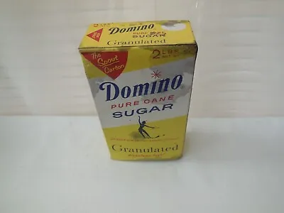 Vintage Domino 2 Lb Full Box Pure Cane Sugar USA • $14.99