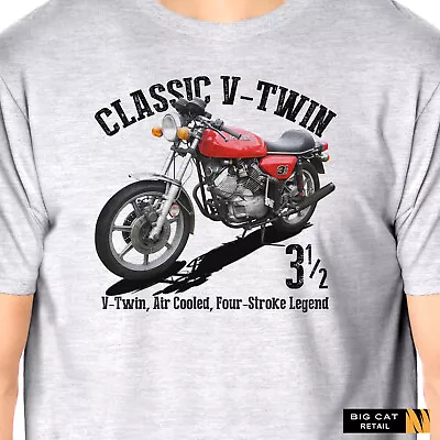 Retro Classic Moto Morini 3 1/2 Sport Inspired Motorcycle T-Shirt • $21.76