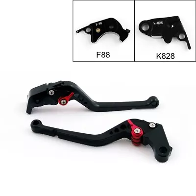 Long Brake Clutch Levers For Kawasaki ZX10R 2006-14 ZX6R Z1000 2007-14 Black #3 • $28.63