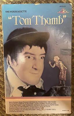 Tom Thumb (1958) MGM Fold-out VHS Box - Russ Tamblyn Peter Sellers • $2.95