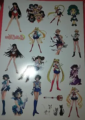 Sailor Moon Temporary Tattoos - Sheet 8 • £5