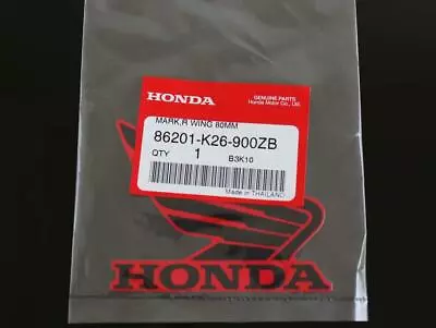 Genuine Oem Honda Wing Motorcycle Decal Sticker Emblem Logo 85mm • £4.95