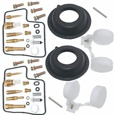 2X Carburetor Repair Kit & Float Diaphragm FOR Honda VT500 1983-1987 VT500 C E • $18.50