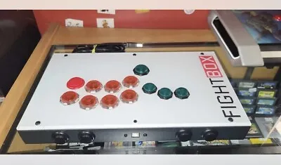 $195 • Buy FightBox HitBox Buttons Arcade Joystick Fight Stick PS5/PS4/PS3/PC Brook Fusion