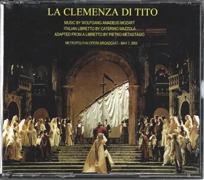 Metropolitan Opera Broadcast - La Clemenza Di Tito Mozart 3 CD Set RARE • $29.95